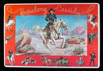 "HOPALONG CASSIDY" COLORFUL PLASTIC PLACEMAT.