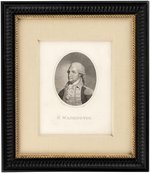 GEORGE WASHINGTON SAVAGE TANNER 1800 FRAMED ENGRAVING.