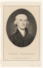 JEFFERSON US VICE PRESIDENT TIEBOUT ENGRAVING.