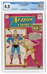 ACTION COMICS #267 AUGUST 1960 CGC 6.0 FINE (FIRST CHAMELEON BOY, INVISIBLE KID & COLOSSAL BOY).