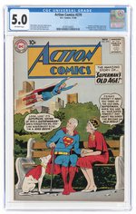 ACTION COMICS #270 NOVEMBER 1960 CGC 5.0 VG/FINE.