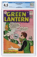 GREEN LANTERN VOL. 2 #11 MARCH 1962 CGC 4.5 VG+.