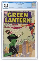 GREEN LANTERN VOL. 2 #14 JULY 1962 CGC 3.5 VG- (FIRST SONAR).