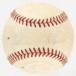 JOE DiMAGGIO (HOF) SINGLE-SIGNED BASEBALL.