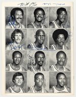 PHILADELPHIA 76ers "THE SIXERS" 1977-78 MULTI-SIGNED YEARBOOK INCLUDING JULIUS ERVING (HOF).