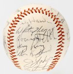 1975 CALIFORNIA ANGELS TEAM-SIGNED BASEBALL.