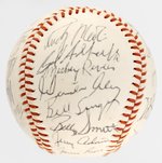 1975 CALIFORNIA ANGELS TEAM-SIGNED BASEBALL.