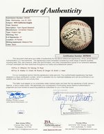 1975 CALIFORNIA ANGELS TEAM-SIGNED BASEBALL.