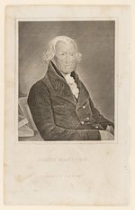 JAMES MADISON C. 1828 NEAGLE LIFE PORTRAIT ENGRAVING.