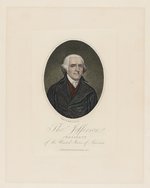 THOMAS JEFFERSON J. SEWELL 1802 HAND COLORED ENGRAVING.