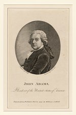 JOHN ADAMS PHILADELPHIA 1797 PORTRAIT ENGRAVING.