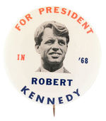 SCARCE RFK PORTRAIT BUTTON.