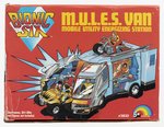 BIONIC SIX BOXED M.U.L.E.S. VAN IN BOX.