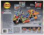 TOXIC CRUSADERS SMOGCYCLE FACTORY SEALED IN BOX AND CARDED BONEHEAD ACTION FIGURE.