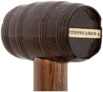 HARRISON 1840 CAMPAIGN TIPPECANOE HARD CIDER BARREL CANE TOPPER.