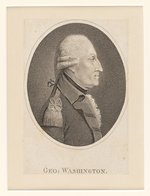 GEO. WASHINGTON 18TH CENTURY UNIDENTIFIED ENGRAVING.