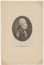 GEO. WASHINGTON 18TH CENTURY UNIDENTIFIED ENGRAVING.