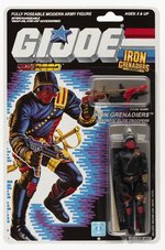 G.I. JOE: BATTLE FORCE 2000 (1988) - IRON GRENADIERS SERIES 7 CARDED ACTION FIGURE.