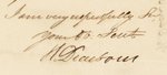 HENRY DEARBORN THOMAS JEFFERSON SEC. OF WAR SIGNED LETTER.