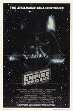 STAR WARS: THE EMPIRE STRIKES BACK ADVANCE MOVIE POSTER.