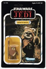 STAR WARS: RETURN OF THE JEDI (1983) - WICKET W. WARRICK 77 BACK-A CARDED ACTION FIGURE.