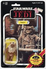 STAR WARS: RETURN OF THE JEDI (1983) - PAPLOO 79 BACK-C CARDED ACTION FIGURE.