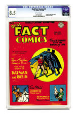 REAL FACT COMICS #5 NOVEMBER DECEMBER 1946 CGC 8.5 OFF-WHITE PAGES.