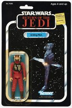 STAR WARS: RETURN OF THE JEDI (1983) - B-WING PILOT 77 BACK-A CARDED ACTION FIGURE.