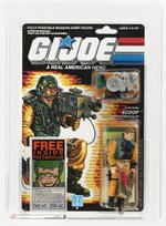 G.I. JOE (1989) SCOOP SERIES 8/34 BACK AFA 85 NM+.