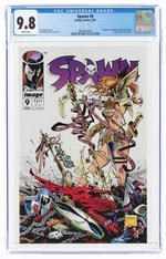 SPAWN #9 MARCH 1993 CGC 9.8 NM/MINT (FIRST MEDIEVAL SPAWN & ANGELA).