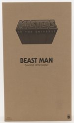 MASTERS OF THE UNIVERSE 12" BEAST MAN SAVAGE HENCHMAN FACTORY SEALED IN SHIPPING BOX.