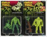 SWAMP THING ACTION FIGURE LOT OF SIX CARDED ACTION FIGURES.