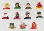 MASTERS OF THE UNIVERSE, HE-MAN 3D MAGNET LOT OF 11 BAGGED.