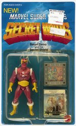 MARVEL SECRET WARS BARON ZEMO CARDED ACTION FIGURE.