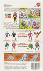 MARVEL SECRET WARS BARON ZEMO CARDED ACTION FIGURE.