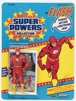 SUPER POWERS COLLECTION - THE FLASH CARDED ACTION FIGURE.