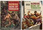 KORAK, SON OF TARZAN/TARZAN FAMILY NEAR COMPLETE RUN OF 65 COMIC ISSUES.