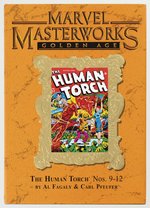 MARVEL MASTERPIECES GOLDEN AGE VOL. 142 HUMAN TORCH SIGNED & SKETCHED BY ALLEN BELLMAN.