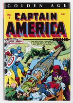 GOLDEN AGE CAPTAIN AMERICA VOL. 1 SIGNED BY STAN LEE & KEN BALD.