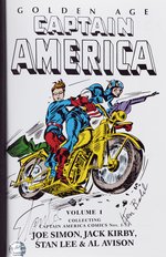 GOLDEN AGE CAPTAIN AMERICA VOL. 1 SIGNED BY STAN LEE & KEN BALD.