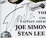 GOLDEN AGE CAPTAIN AMERICA VOL. 1 SIGNED BY STAN LEE & KEN BALD.