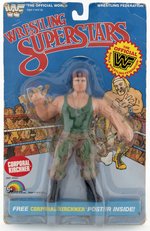 WWF LJN WRESTLING SUPERSTARS SERIES 3 CORPORAL KIRCHNER (CLEAN SHAVEN) CARDED ACTION FIGURE.