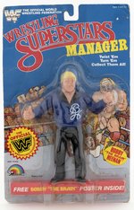 WWF LJN WRESTLING SUPERSTARS SEREIS 3 BOBBY "THE BRAIN" HEENAN CARDED ACTION FIGURE.