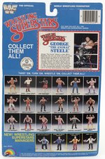 WWF LJN WRESTLING SUPERSTARS SERIES 2 GEORGE "THE ANIMAL" STEELE CARDED ACTION FIGURE.