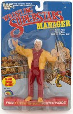 WWF LJN WRESTLING SUPERSTARS MANAGER SERIES "CLASSY" FREDDIE BLASSIE CARDED ACTION FIGURE.