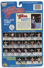 WWF LJN WRESTLING SUPERSTARS MANAGER SERIES 5 "LUSCIOUS" JOHNNY VALIANT CARDED ACTION FIGURE.