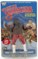 WWF LJN WRESTLING SUPERSTARS SERIES 1 JUNK YARD DOG CARDED ACTION FIGURE.