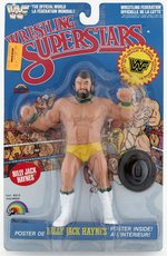 WWF LJN WRESTLING SUPERSTARS SERIES 4 BILLY JACK HAYNES CARDED ACTION FIGURE.