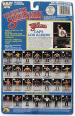 WWF LJN WRESTLING SUPERSTARS SERIES 3 LOU ALBANO CANADIAN CARDED ACTION FIGURE.