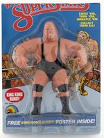 WWF LJN WRESTLING SUPERSTARS SERIES 2 KING KONG BUNDY CARDED ACTION FIGURE.